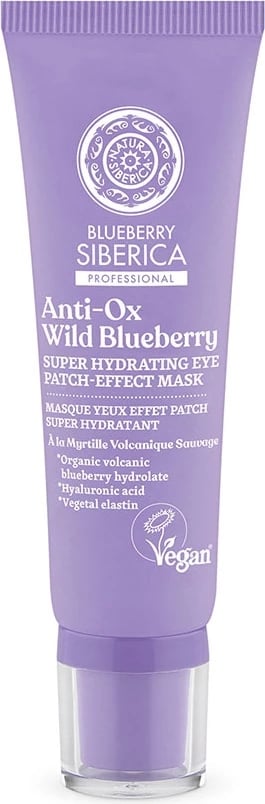 Maskë nën sy për femra Natura Siberica Blueberry Siberica Vegan Super Hydrating, 30ml