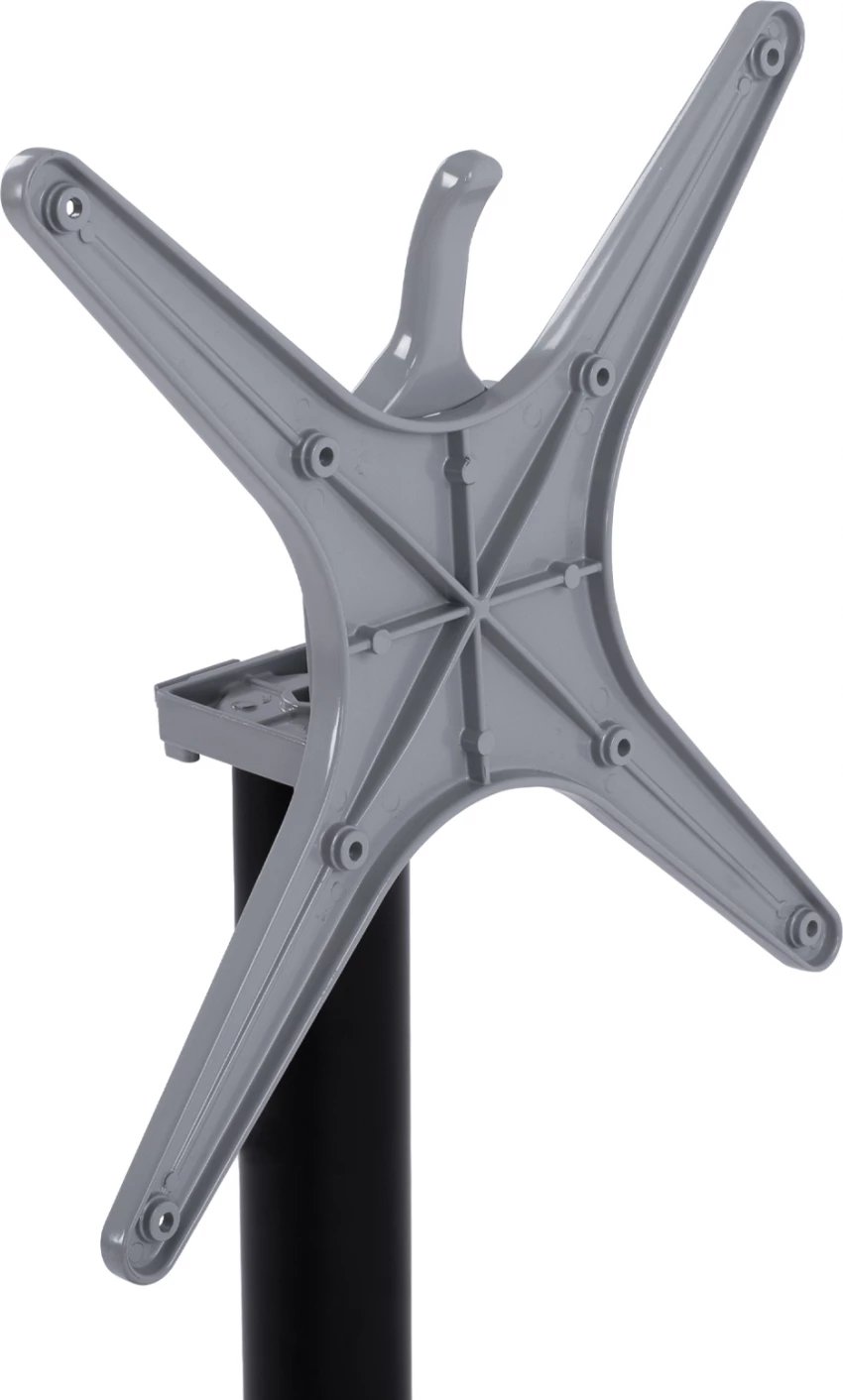 Bazë tavoline e palosshme alumini, ngjyrë e zezë mat, FH469.01, 66x66x72 cm me kryq 48x48 cm