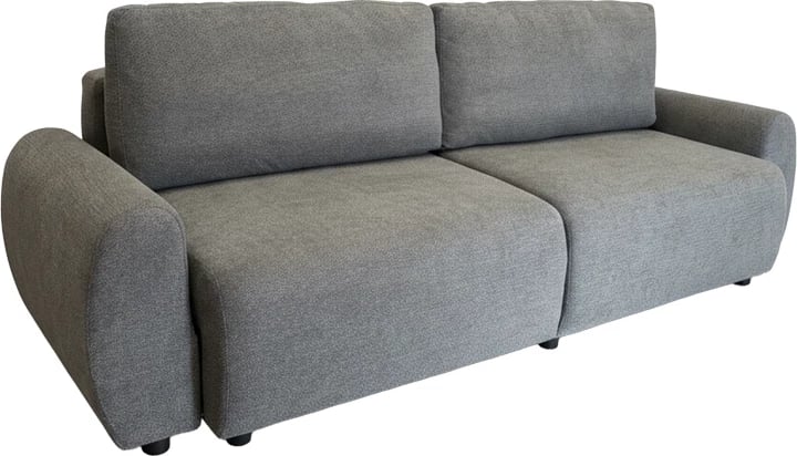 Krevat-kanaqe Hungie, material poliestër, ngjyrë gri, 250x92x89cm