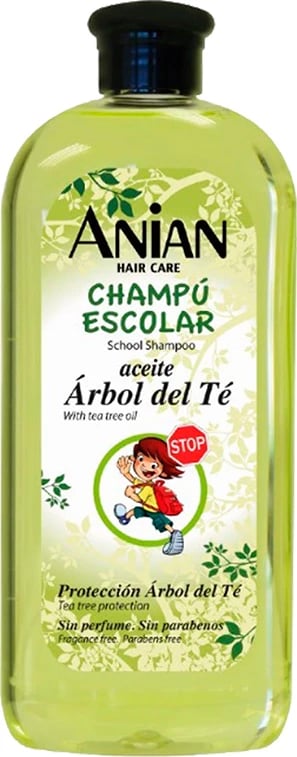 Shampon për fëmijë Anian School me vaj të pemës së çajit 400ml