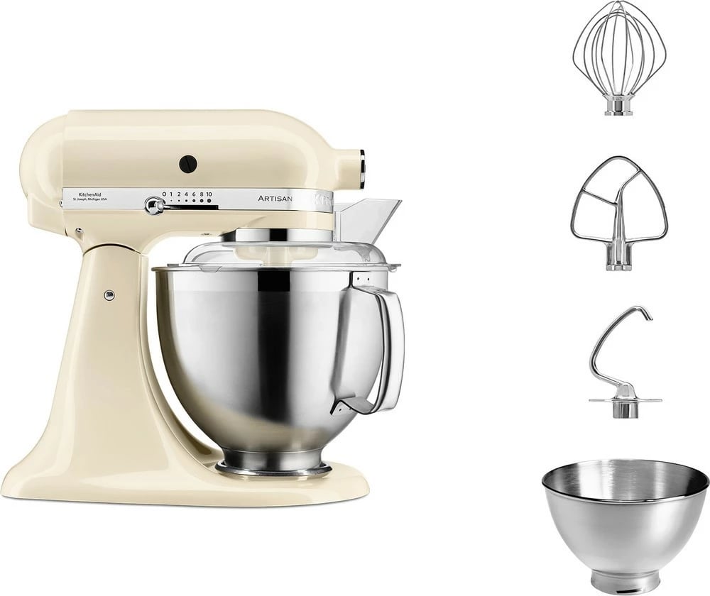 Mikser KitchenAid 5KSM185PSEAC 4.8L krem