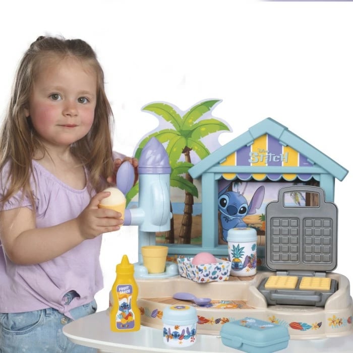 Set lodrash Smoby Stitch Beach Bar, 12 aksesorë, shumëngjyrësh