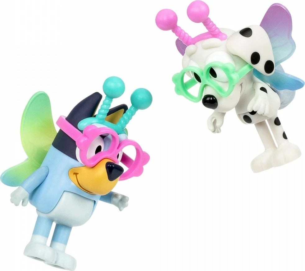 Set figurina Bluey Tm Toys BLU17617 Baby Bluey dhe Chloe, plastikë, 2 copë