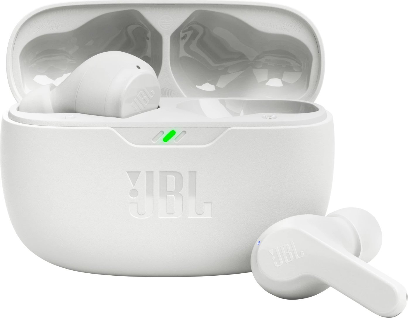 Kufje wireless JBL Wave Beam, Bluetooth 5.2, TWS, IP54, USB-C, të bardha