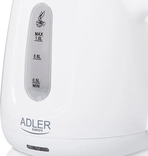 çajnik elektrik Adler AD 1373 1.0L 850W plastikë i bardhë