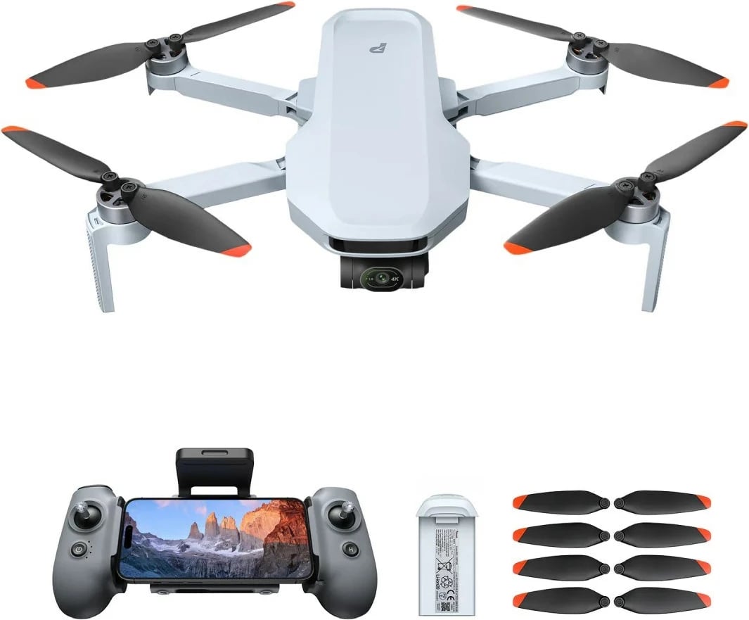 Set zgjerimi për dron Potensic Atom 2, AT2 EXPANSION, me telekomandë, bateri dhe tehë rezervë, Bardhë