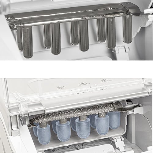 Prodhues akulli Adler AD 8086 12 kg/24h 1.5L pastrim automatik 100 W, argjendtë