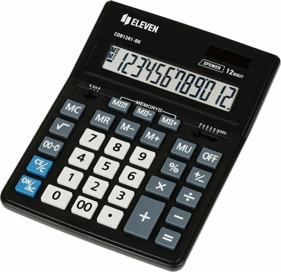 Kalkulator zyre ELEVEN CDB 1201BK, 12 shifra, i zi
