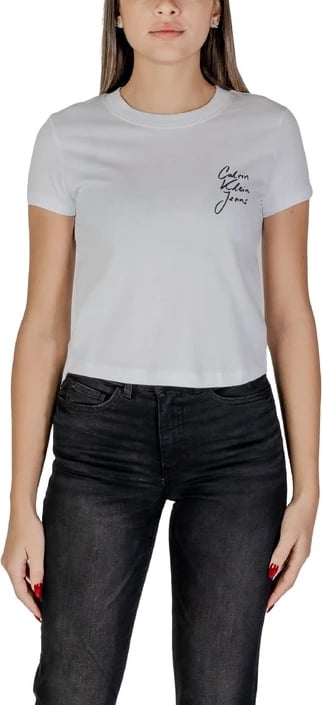 Maicë femra Calvin Klein Jeans, të bardhë