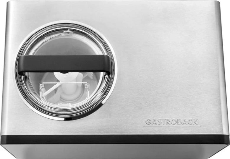Makina për akullore Gastroback 42900, ngjyrë argjendi