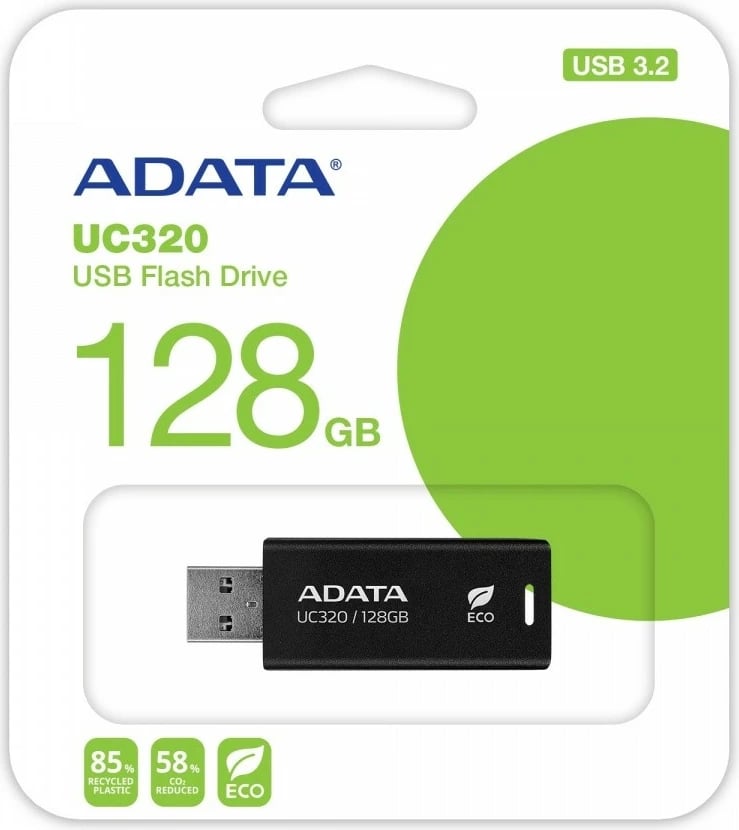 Pendrive Adata UC320 128GB, USB 3.2, Zi
