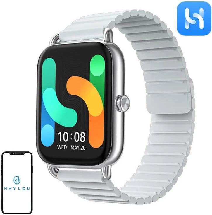 Smartwatch Haylou RS4 Plus, 1.78" AMOLED, 230mAh, argjendtë
