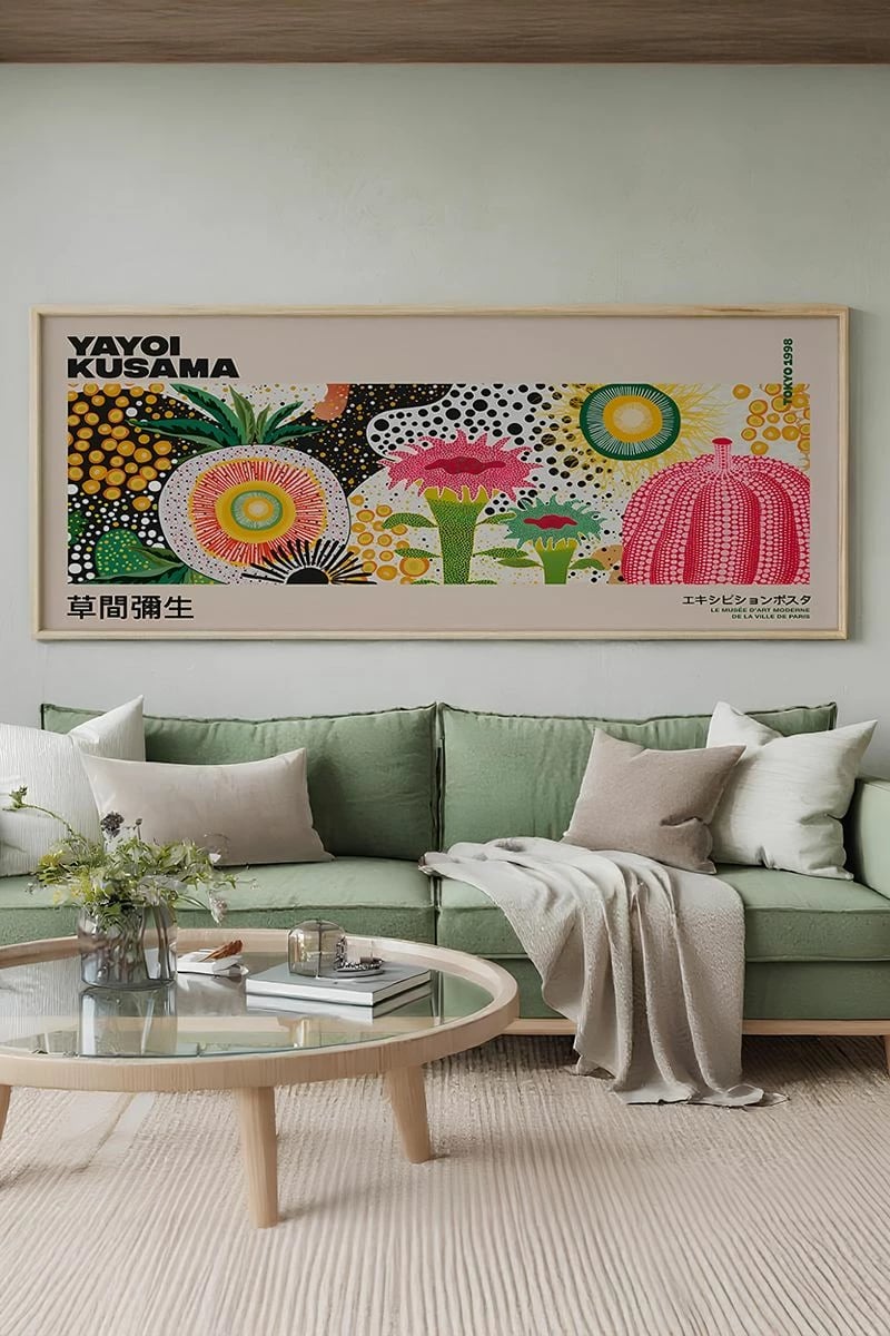 Pikturë dekorative me kornizë, Wallity, Artsmdfyty6-3370, shumëngjyrëshe, 33x70cm