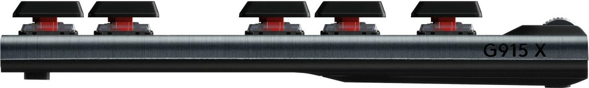 Tastierë gaming Logitech G915 X LIGHTSPEED TKL, mekanike, USB + RF Wireless + Bluetooth, LED, e zezë