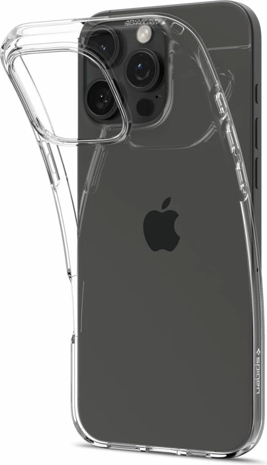 Mbështjellës, Spigen Liquid Crystal për iPhone 16 Pro, TPU i hollë, transparent, set 1 copë
