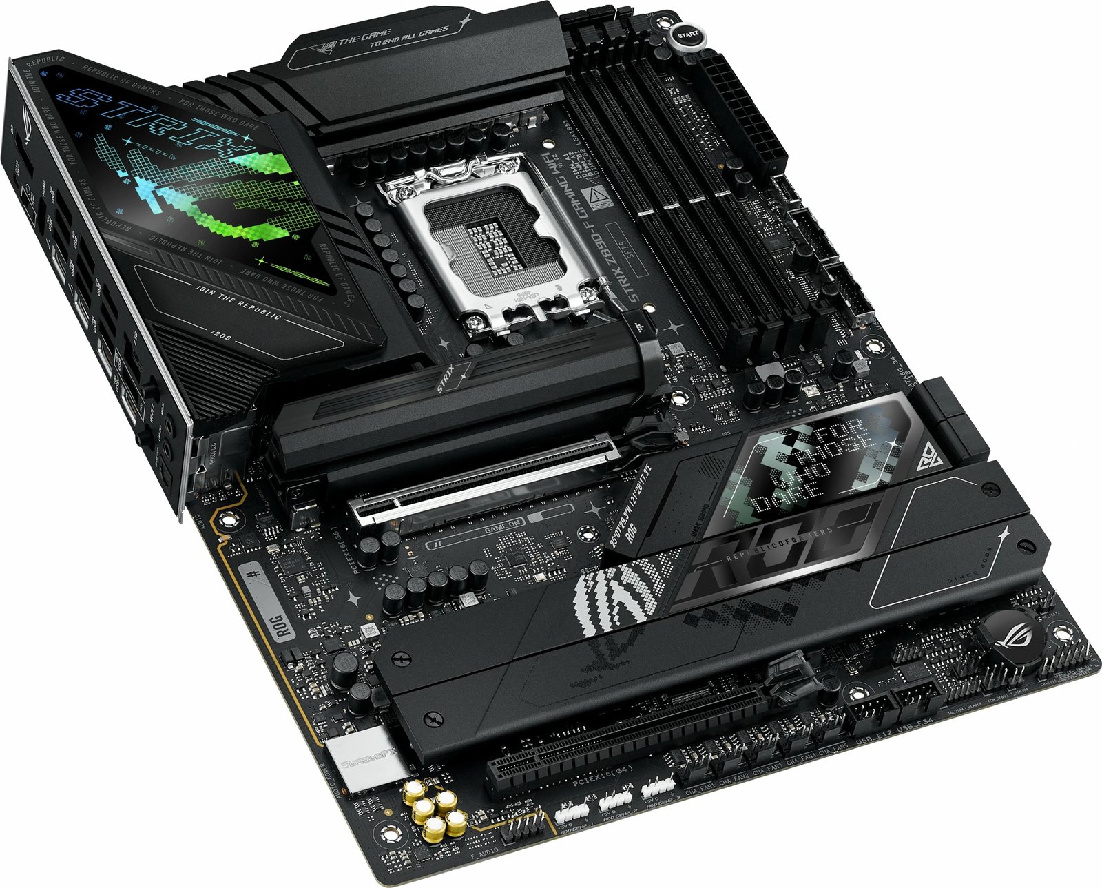 Pllakë amë ASUS ROG STRIX Z890-F GAMING WIFI, Intel, LGA 1851, DDR5, 192 GB