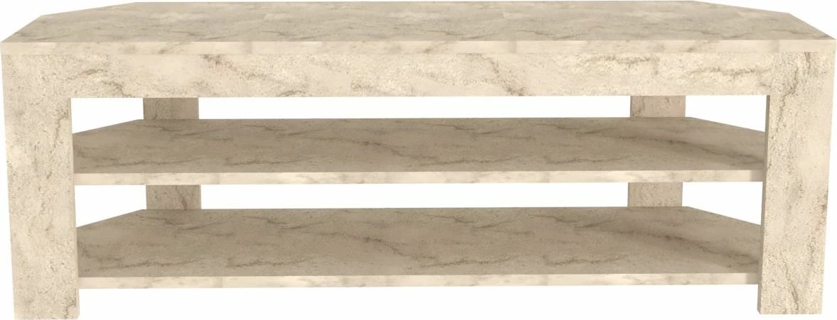 Komodë TV Skye Decor, ngjyrë travertin, Rita