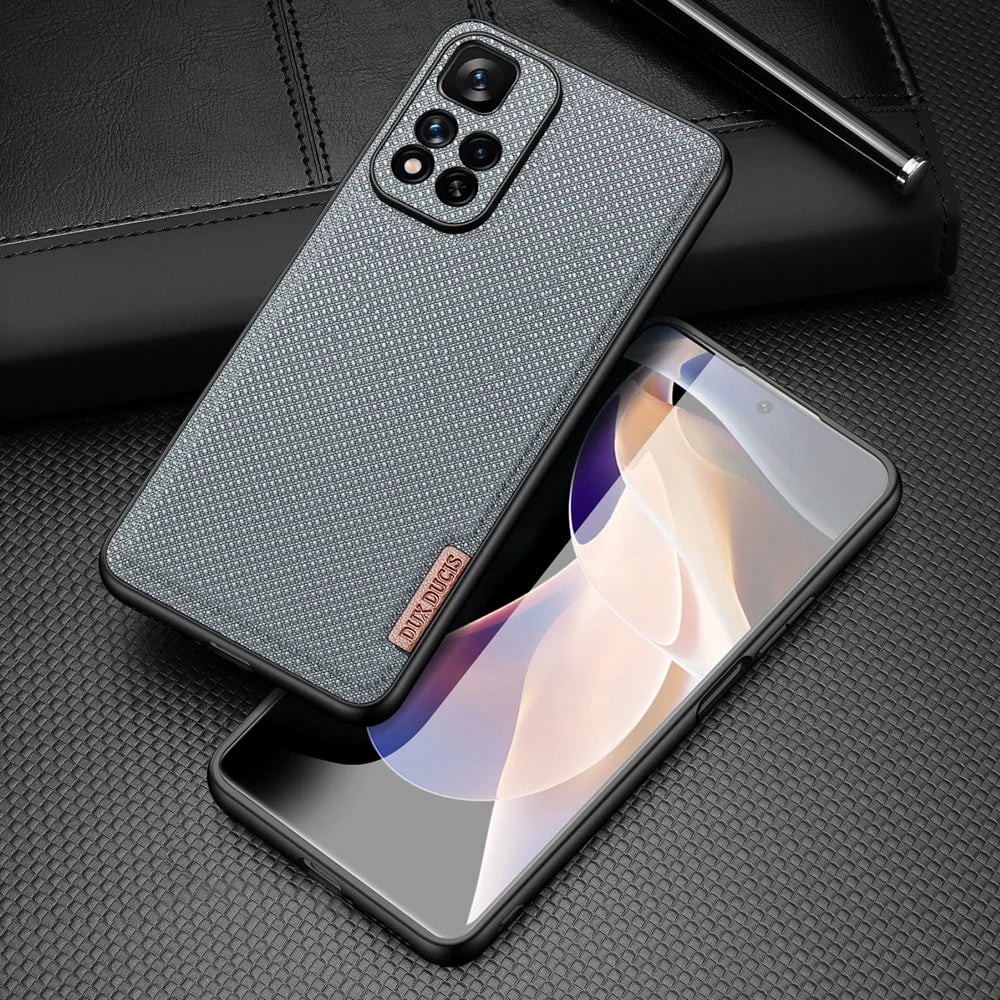 Mbështjellës Dux Ducis Fino për Xiaomi Redmi Note 11 Pro+ 5G / 11 Pro 5G / Mi 11i HyperCharge / Poco X4 NFC 5G, Blu