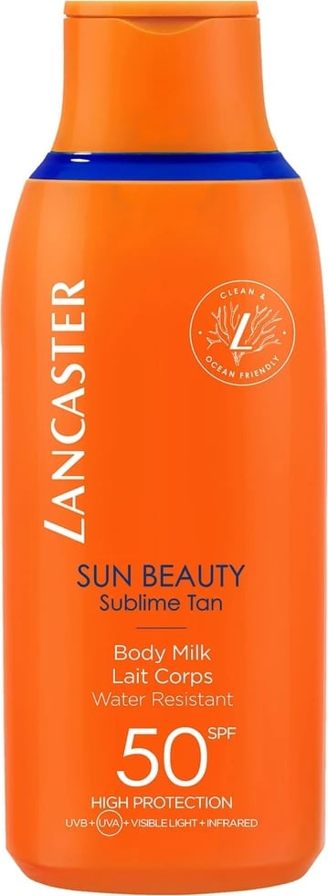 Qumësht dielli për trup Lancaster Sun Beauty Body Milk SPF50 për femra, 175ml