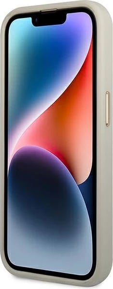 Mbështjellës Guess Croco Collection për iPhone 14 Pro 6.1", argjendtë