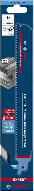 Teh sharrë reciproke Bosch 2 608 900 368, karabit, 17.5 cm, blu