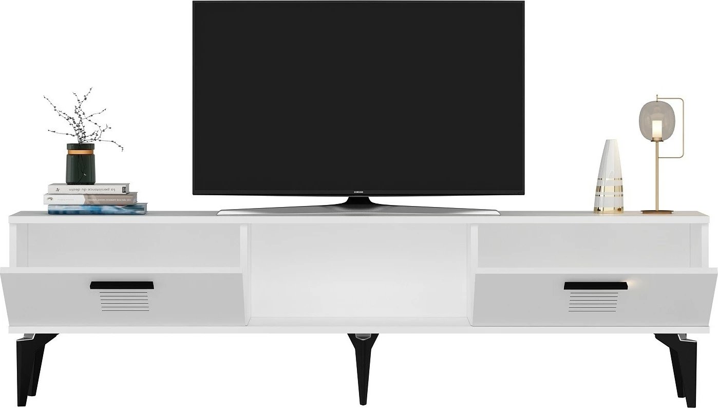 Komodë TV Hanah Home, Asimo, e bardhë