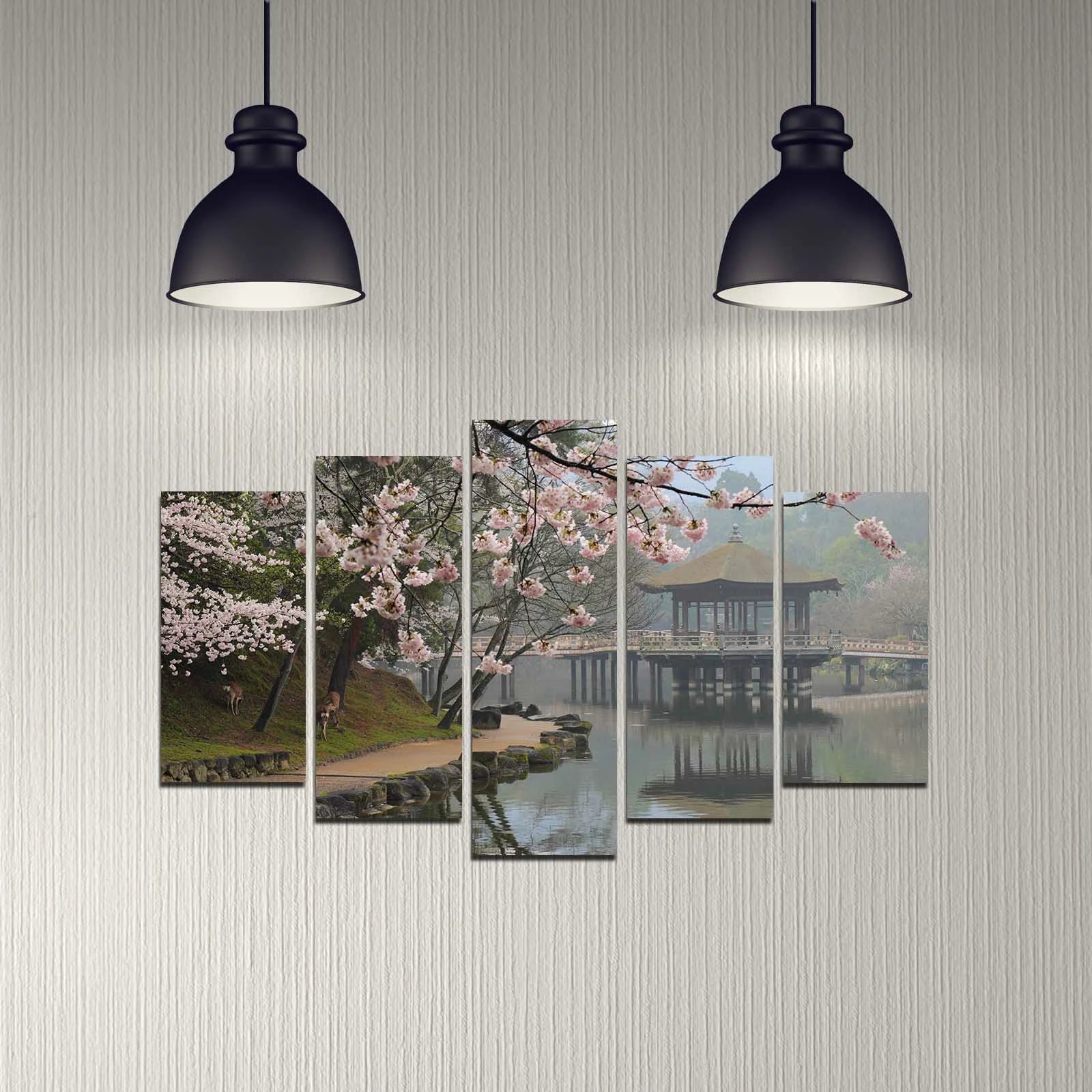 Pikturë dekorative MDF, 5 pjesë, Wallity, 5DMDF-34