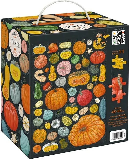 Puzzle CzuCzu Puzzlove Pumpkins 1000 pjesë, shumëngjyrësh