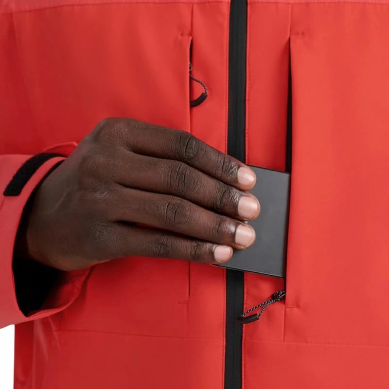 Jakne trekking për meshkuj 4f, portokalli