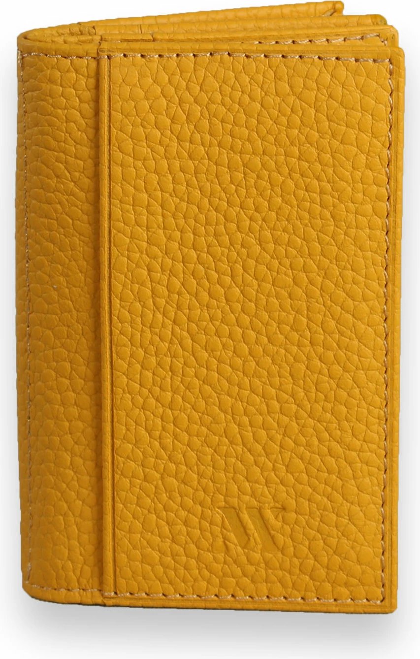 Portofol lëkure i verdhë Zoozie Bags, 4458