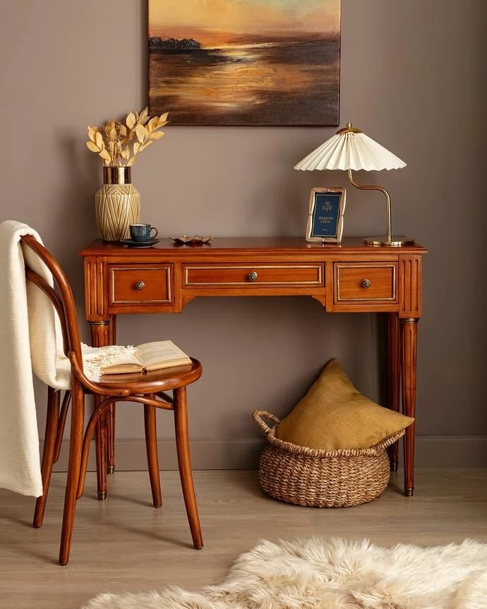 Llambë tavoline Opviq Miranda, ngjyrë ari