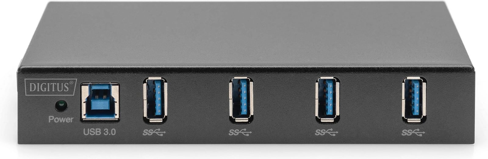 USB hub Digitus industrial 4x USB 3.0, metal, zi