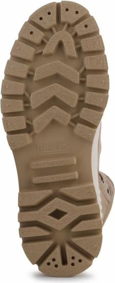Atlete të larta për femra Palladium Pallashock HI SNK, ngjyrë kafe me krem