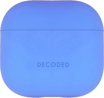 Mbështjellës silikoni Decoded për AirPods 4, Kaltër