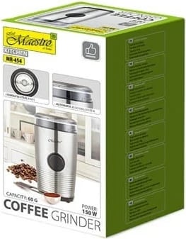 Bluarës kafeje Maestro MR-454, 60g, 150W, çelik inox