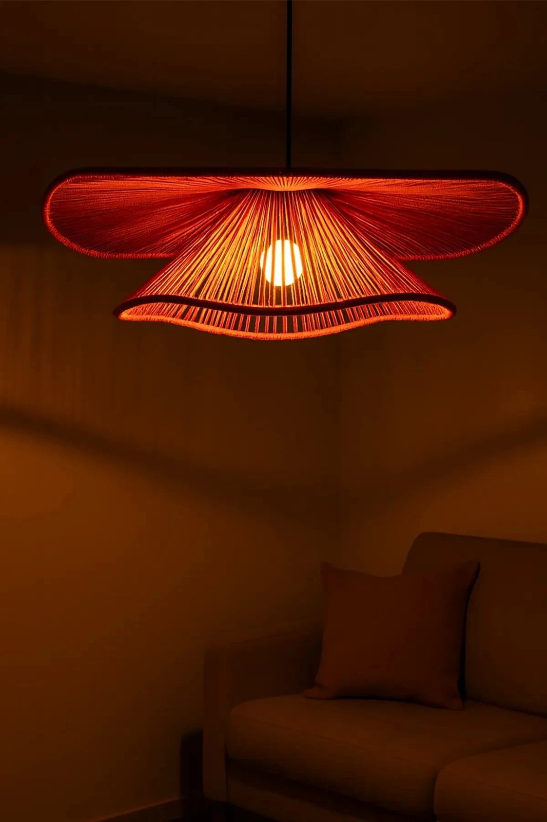 Llambë tavani Opviq, BK147, e kuqe dhe e zezë