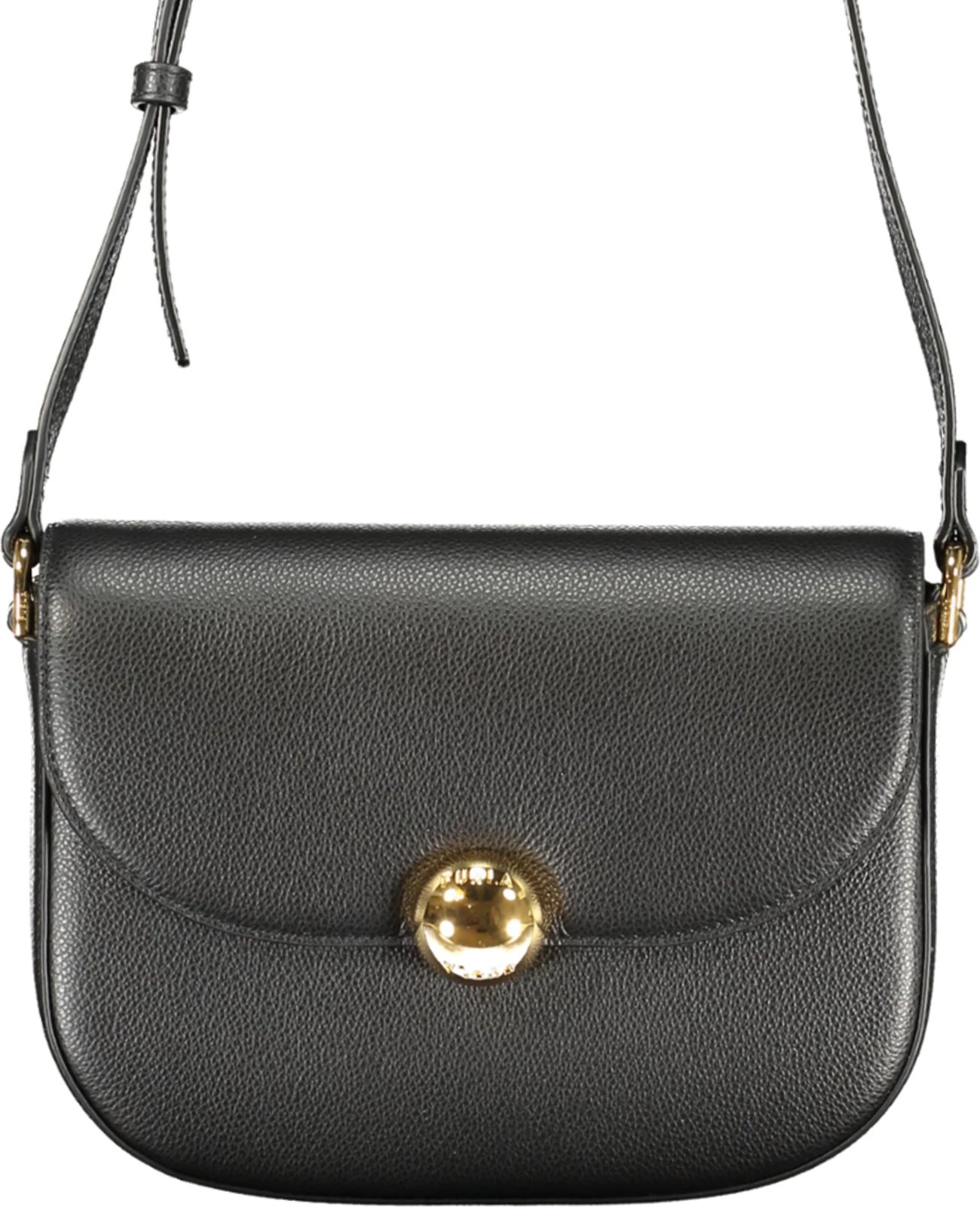 Çantë për femra FURLA Moonlight S Crossbody Round, e zezë