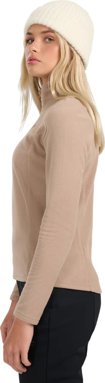 Duks fleece për femra 4F, kafe