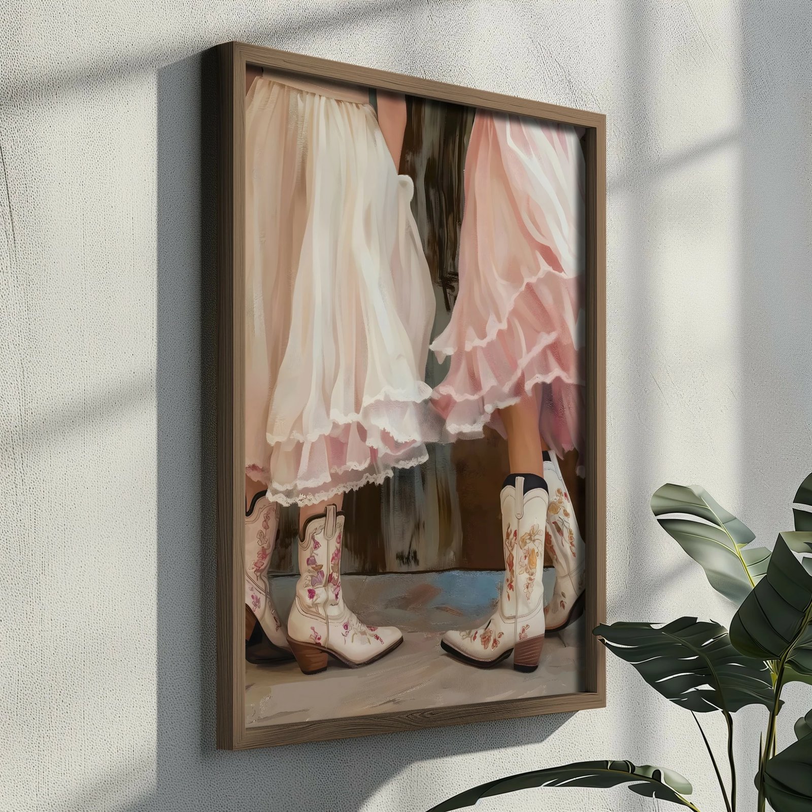 Pikturë dekorative me kornizë MDF, shumëngjyrëshe, Wallity, GE106-L