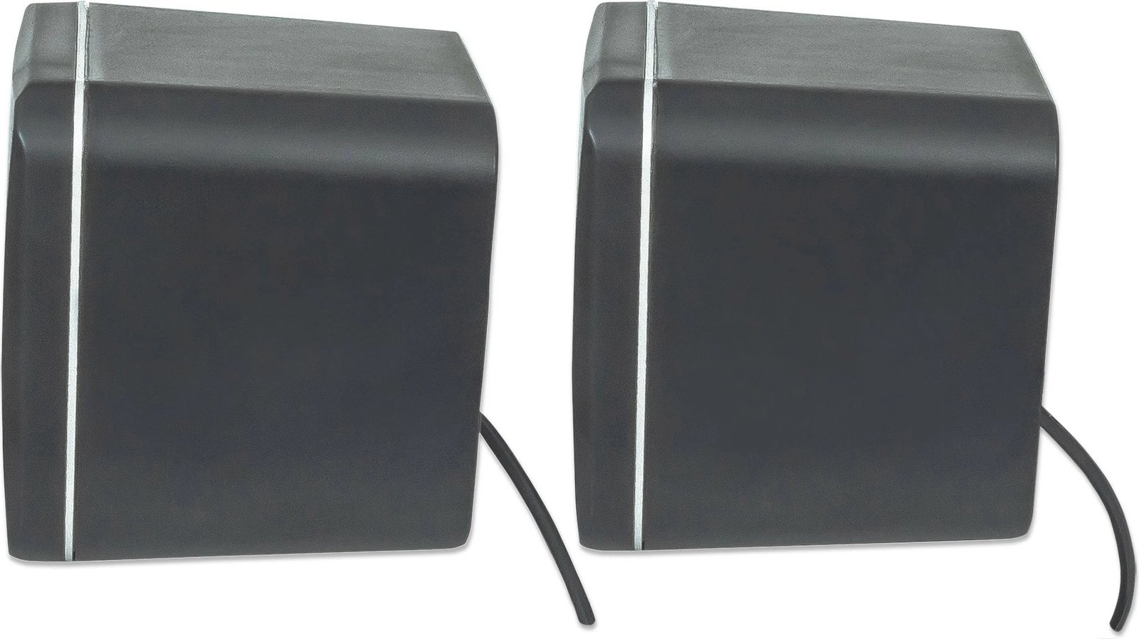 Boksa Manhattan 2600 Series, stereo, USB, 2x3W, për PC/Laptop, zi/gri
