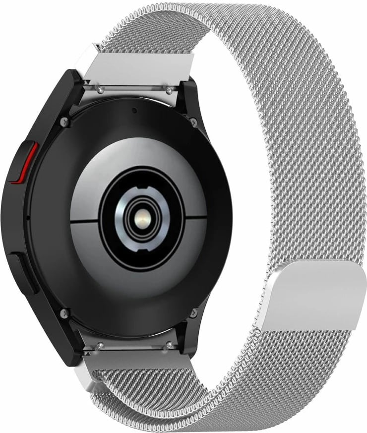Rrip për smartwatch Tech-Protect MilaneseBand për Samsung Galaxy Watch 4/5/5 Pro/6/7/FE, Argjend