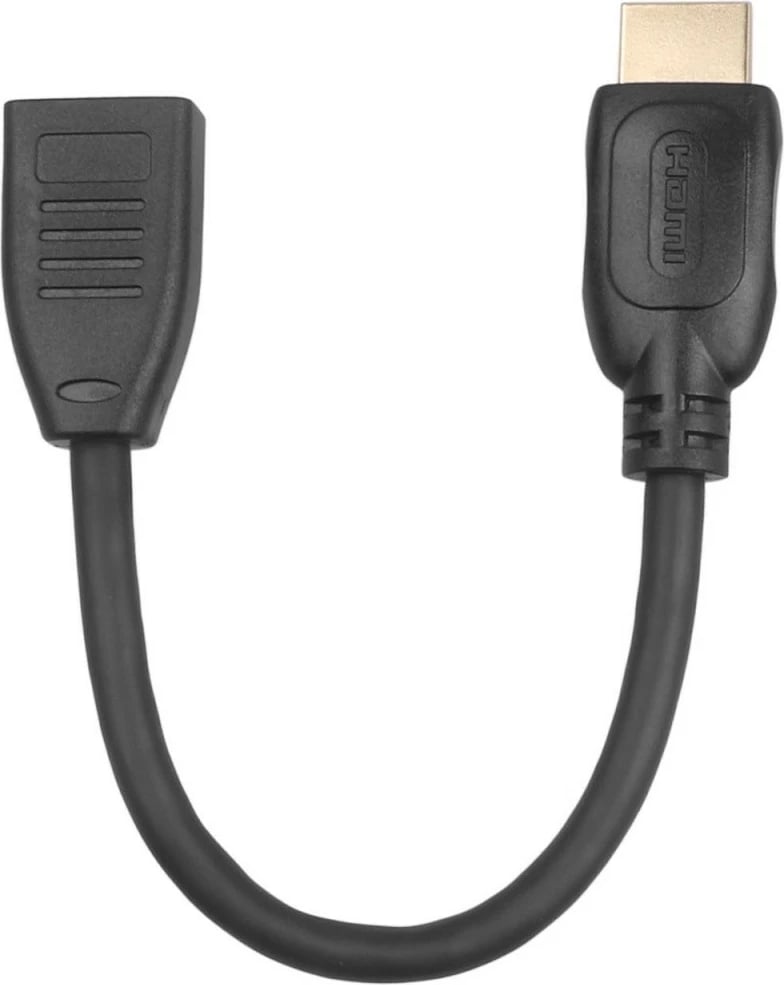 Kabllo zgjatues HDMI TB AKTBXVH1F20G15B, 15 cm, e zezë