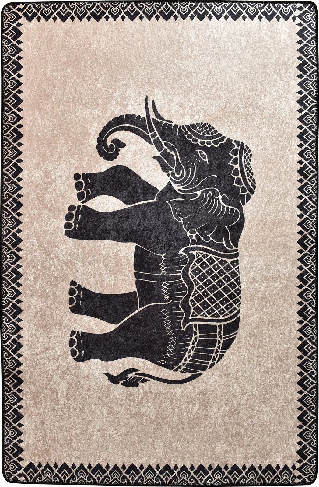 Qilim (80 x 120) Conceptum Hypnose, Elefante Nero Djt