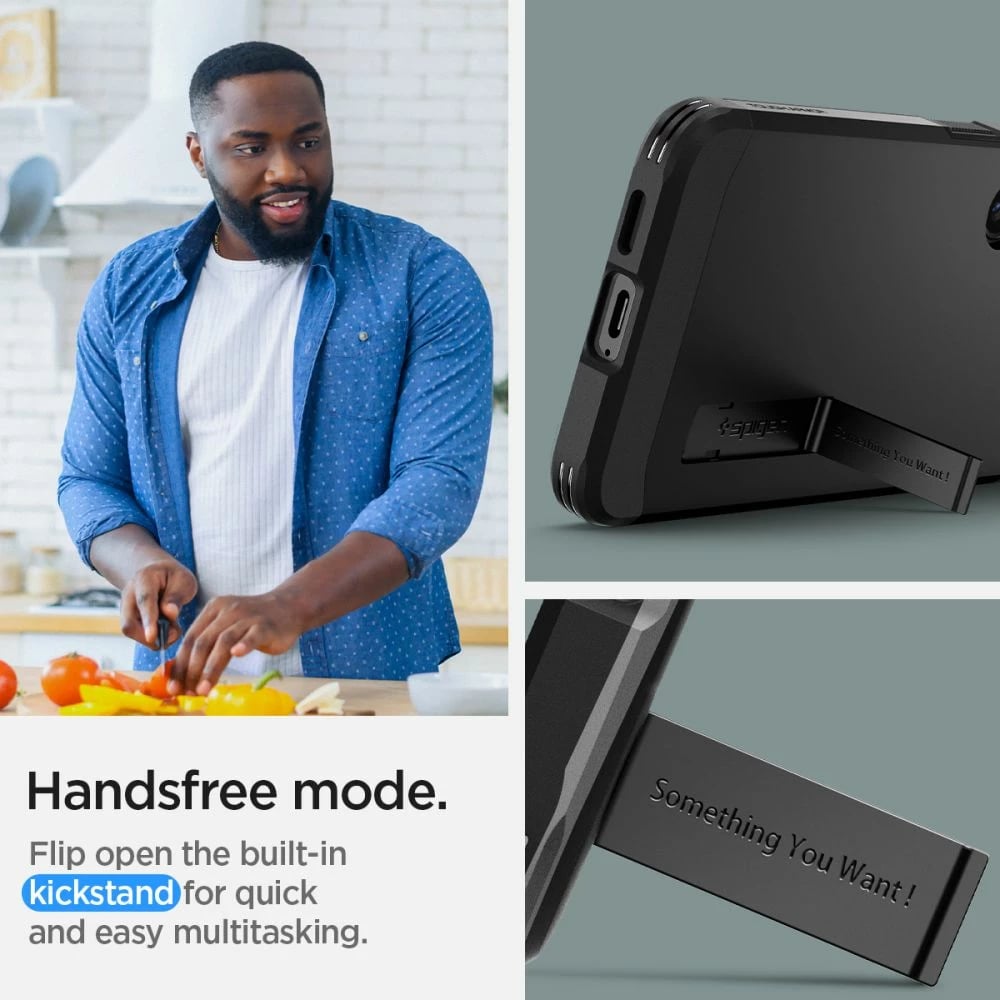 Mbështjellës Spigen Tough Armor për Samsung Galaxy S24+, i zi