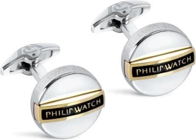Butona për mëngë PHILIP WATCH JEWELS S82AHH05, për meshkuj, argjendi