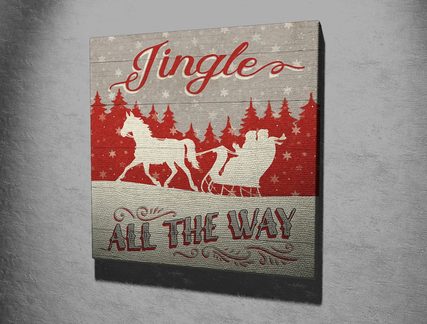 Pikturë dekorative në kanavacë, shumëngjyrëshe, Wallity, KC187, 45x45cm