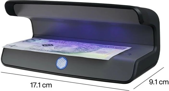 Tester UV Safescan 55 LED, për kartëmonedha dhe dokumente, i zi