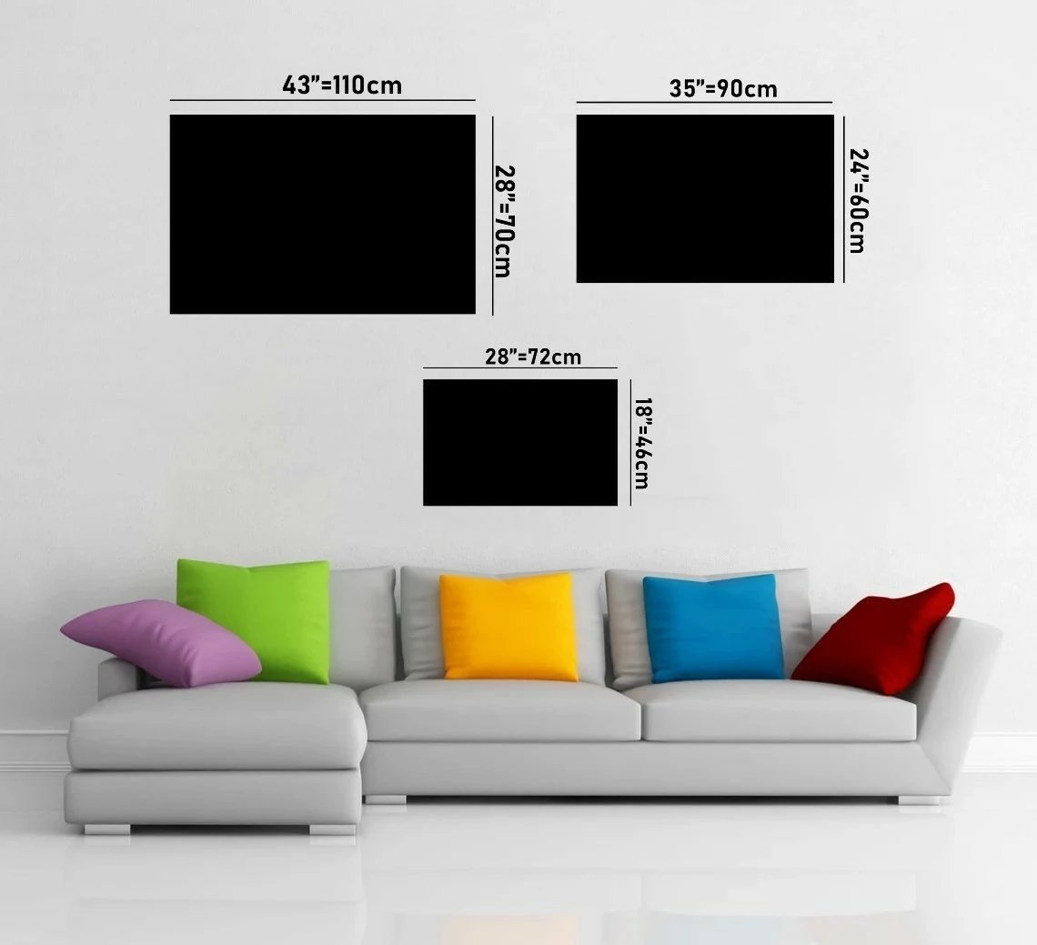 Pikturë dekorative prej xhami të temperuar, Wallity 0439, 72x46cm