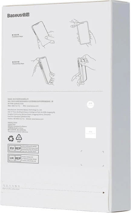 Mbështjellës Baseus Corning me xham të temperuar për iPhone 13 Pro Max, transparent, set