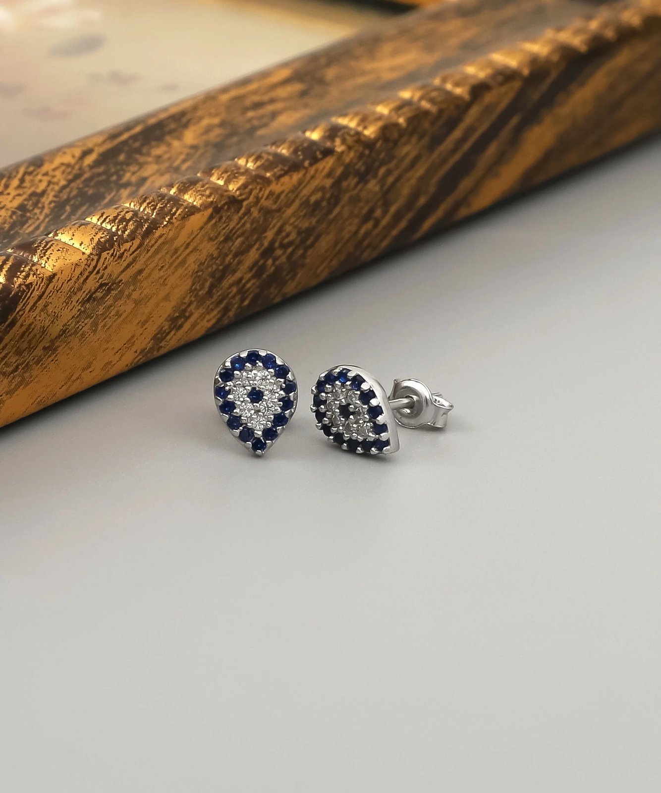 Vathë argjendi Jumeon, ANKP1002, ngjyrë argjendi dhe kaltër